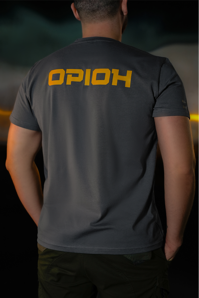 Футболка S ОРІОН сіра PR011 фото